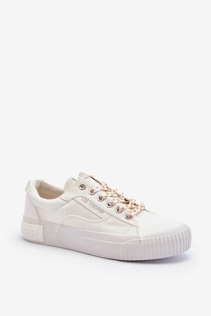 New Lee Cooper Damskie Trampki LCW-24-31-2170 Białe Biały