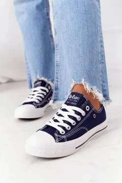 Clearance Lee Cooper Damskie Trampki LCW-21-31-0095L Granatowe