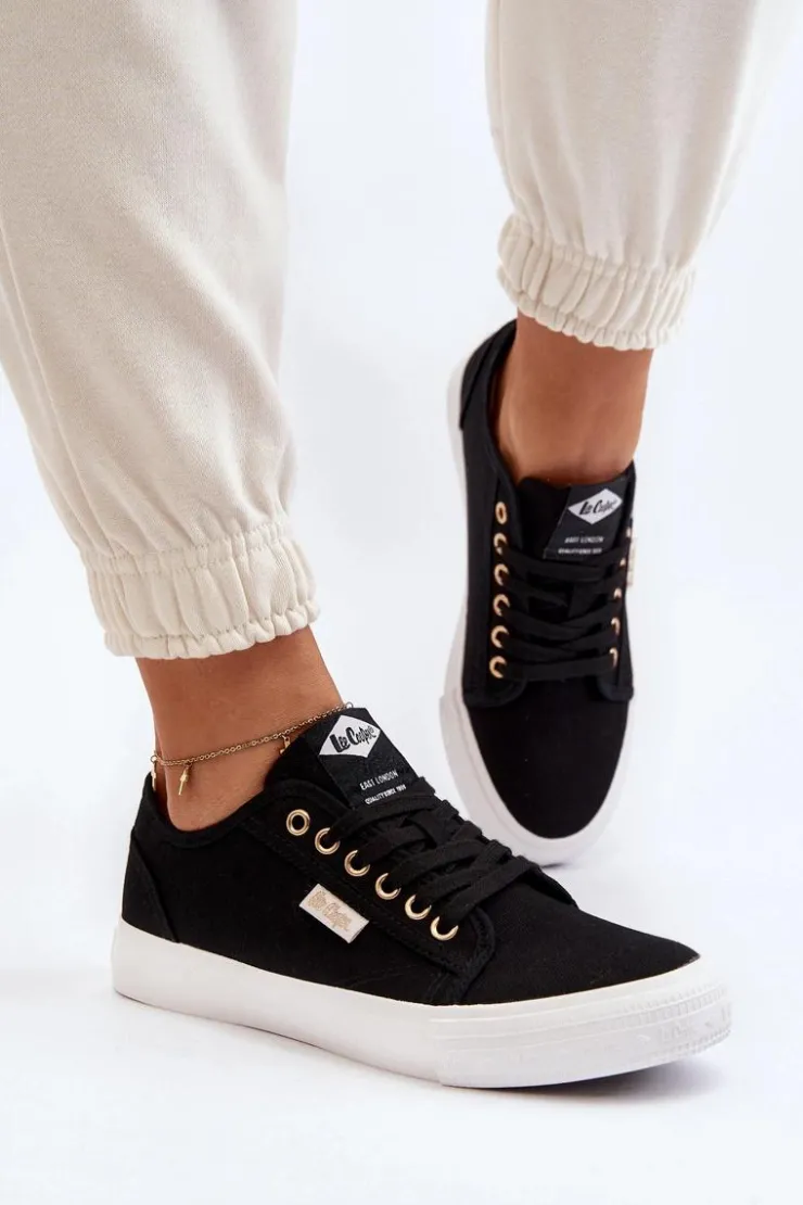 Lee Cooper Trampki Damskie Niskie*Damskie Trampki LCW-24-31-2202 Czarne