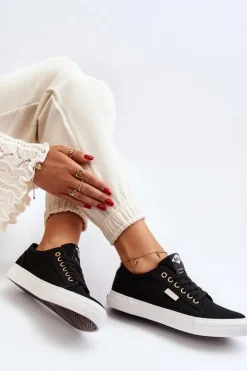 Lee Cooper Trampki Damskie Niskie*Damskie Trampki LCW-24-31-2202 Czarne