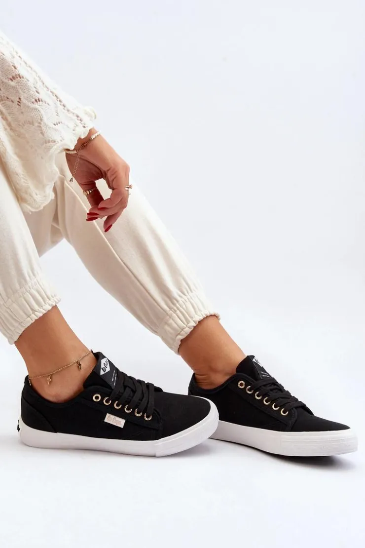 Lee Cooper Trampki Damskie Niskie*Damskie Trampki LCW-24-31-2202 Czarne