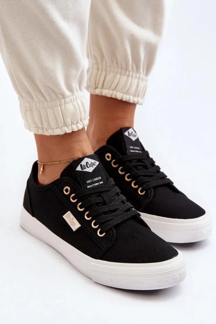 Lee Cooper Trampki Damskie Niskie*Damskie Trampki LCW-24-31-2202 Czarne