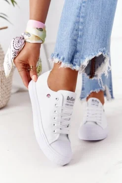 Damskie Lee Cooper Damskie Trampki LCW-21-31-0082L Białe