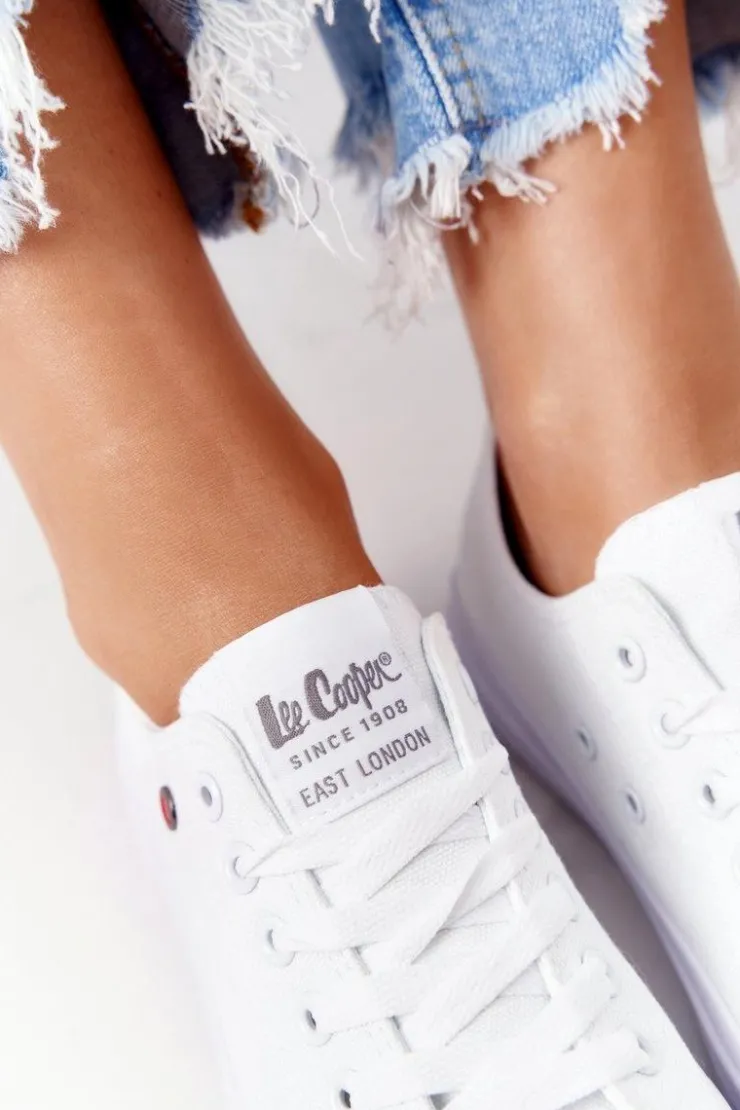 Damskie Lee Cooper Damskie Trampki LCW-21-31-0082L Białe