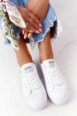 Damskie Lee Cooper Damskie Trampki LCW-21-31-0082L Białe