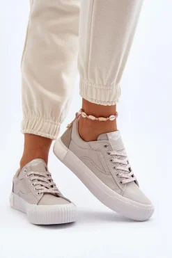 Damskie Lee Cooper Damskie Trampki LCW-24-31-2171 Szare