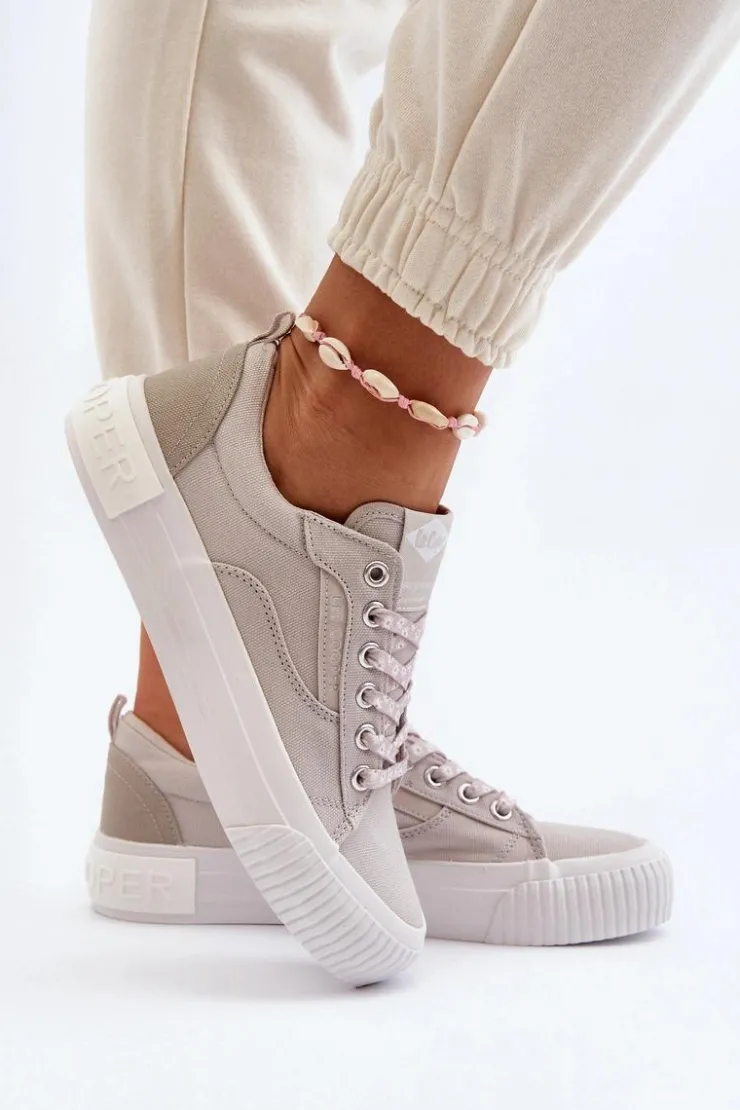 Damskie Lee Cooper Damskie Trampki LCW-24-31-2171 Szare