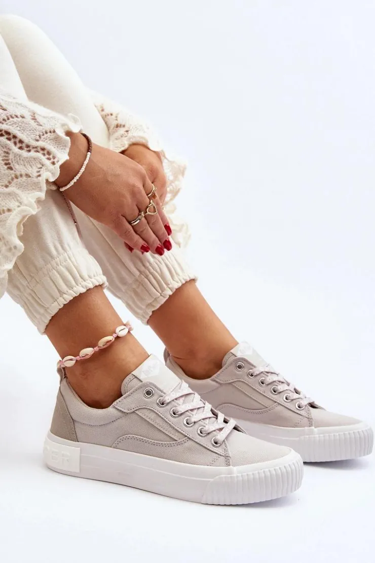 Damskie Lee Cooper Damskie Trampki LCW-24-31-2171 Szare