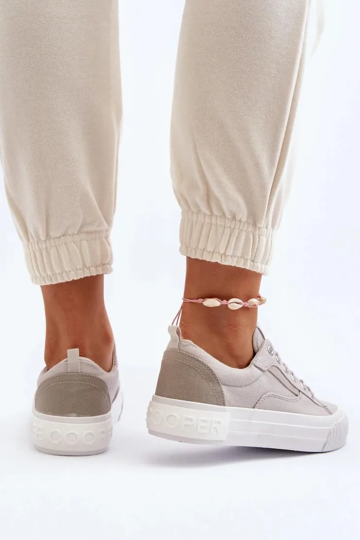 Damskie Lee Cooper Damskie Trampki LCW-24-31-2171 Szare