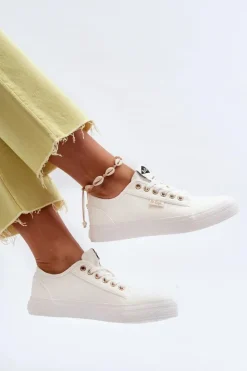 Hot Lee Cooper Damskie Trampki LCW-24-31-2201 Białe