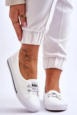 Lee Cooper Trampki Damskie Niskie*Damskie Trampki Tenisówki LCW-23-31-1791L Białe