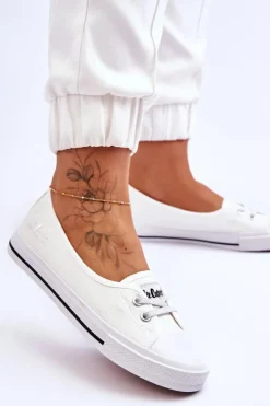 Lee Cooper Trampki Damskie Niskie*Damskie Trampki Tenisówki LCW-23-31-1791L Białe