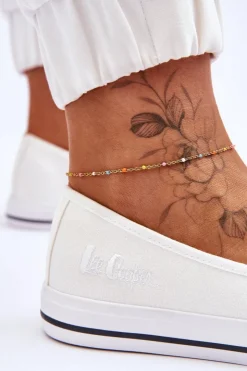 Lee Cooper Trampki Damskie Niskie*Damskie Trampki Tenisówki LCW-23-31-1791L Białe