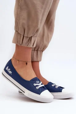 Lee Cooper Trampki Damskie Niskie*Damskie Trampki Tenisówki LCW-23-31-1789L Granatowe