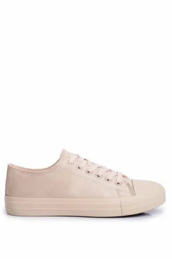 Boto Trampki Damskie Niskie*Damskie Trampki Zamszowe Beżowe El Paso