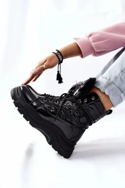 Buty damskie Vinceza Damskie Trapery Czarne Ismobe