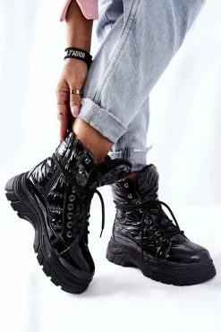 Buty damskie Vinceza Damskie Trapery Czarne Ismobe