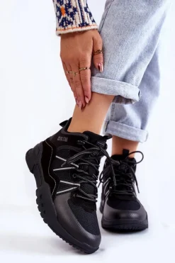 Big Star Shoes Trekkingowe Damskie|Damskie Trapery*Damskie Trapery Memory Foam Big Star KK274218 Czarne