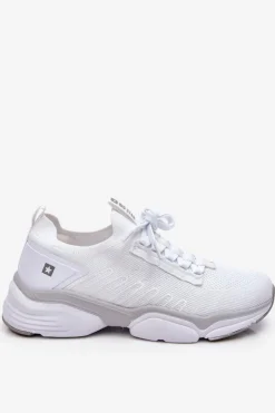 Big Star Shoes Damskie Wsuwane Buty Sportowe Memory Foam System Big Star LL274A142 Białe