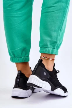 Damskie Big Star Shoes Damskie Wsuwane Buty Sportowe Memory Foam System Big Star LL274A146 Czarne