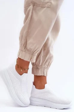 Damskie Boto Damskie Wsuwane Buty Sportowe Białe Ferive