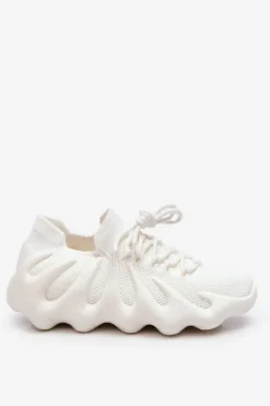 Boto Sneakersy Damskie*Damskie Wsuwane Sneakersy Białe Myles