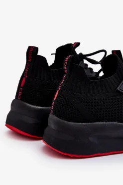 Damskie Cross Jeans Damskie Wsuwane Sneakersy LL2R4032C Czarne