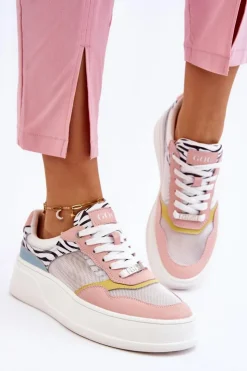 GOE Sneakersy Damskie*Damskie Wygodne Buty Sportowe LL2N4053 Multikolor