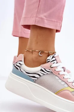 GOE Sneakersy Damskie*Damskie Wygodne Buty Sportowe LL2N4053 Multikolor