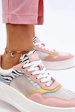 GOE Sneakersy Damskie*Damskie Wygodne Buty Sportowe LL2N4053 Multikolor