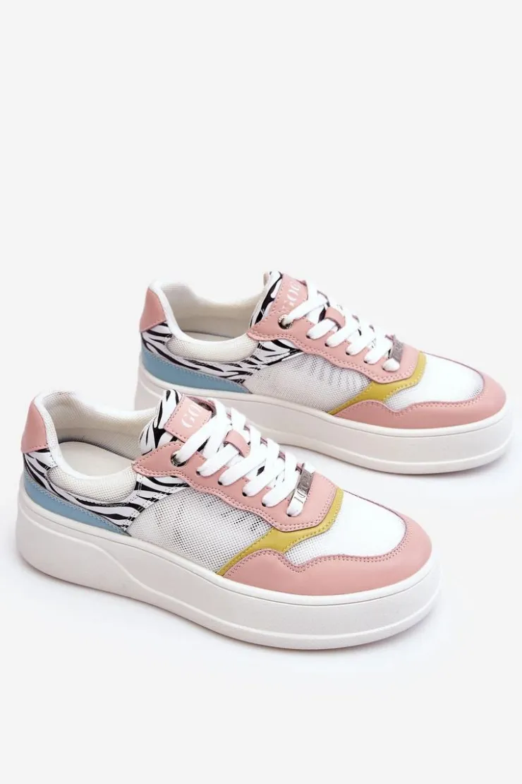 GOE Sneakersy Damskie*Damskie Wygodne Buty Sportowe LL2N4053 Multikolor