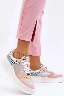 GOE Sneakersy Damskie*Damskie Wygodne Buty Sportowe LL2N4053 Multikolor