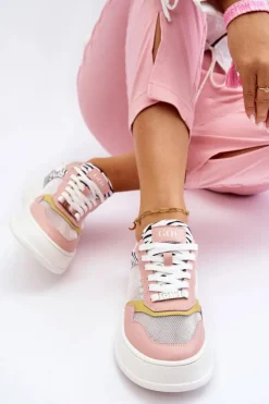 GOE Sneakersy Damskie*Damskie Wygodne Buty Sportowe LL2N4053 Multikolor