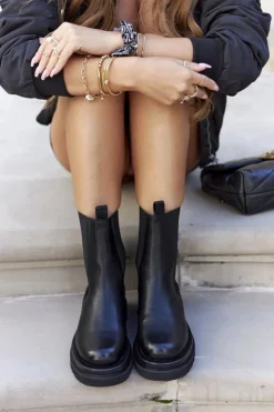 Damskie Damskie buty S.Barski Damskie Wysokie Botki Sztyblety Czarne Belive