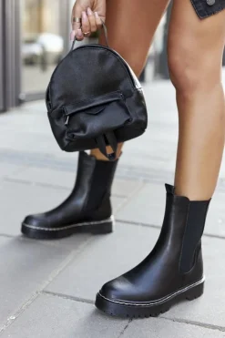 Sale Damskie buty S.Barski Damskie Wysokie Botki Sztyblety Czarne Nemoreva