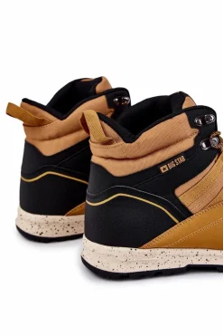 Big Star Shoes Trekkingowe Damskie|Damskie Trapery*Damskie Wysokie Buty Trekkingowe Big Star KK274609 Camel