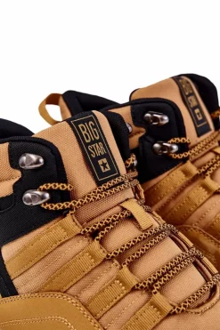 Big Star Shoes Trekkingowe Damskie|Damskie Trapery*Damskie Wysokie Buty Trekkingowe Big Star KK274609 Camel