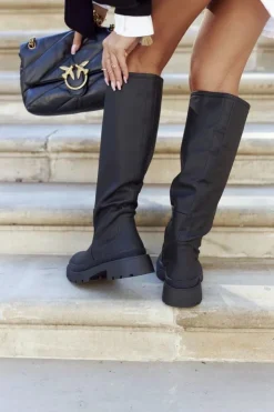 Discount Damskie buty S.Barski Damskie Wysokie Kozaki Czarne Whats Going On