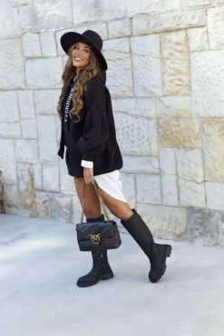 Discount Damskie buty S.Barski Damskie Wysokie Kozaki Czarne Whats Going On