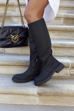 Discount Damskie buty S.Barski Damskie Wysokie Kozaki Czarne Whats Going On