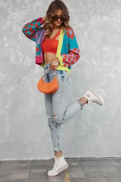 Damskie Big Star Shoes Damskie Wysokie Materiałowe Trampki Na Platformie Big Star LL274185 Białe