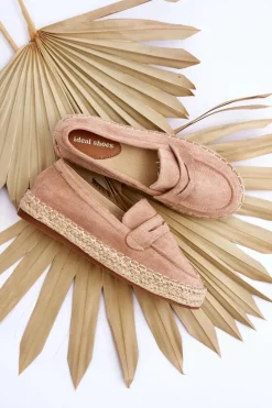 Boto Czarne Espadryle*Damskie Zamszowe Espadryle Beżowe Keyla