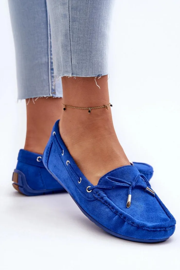 Damskie Boto Damskie Zamszowe Mokasyny e Si Passione