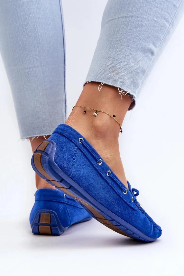 Damskie Boto Damskie Zamszowe Mokasyny e Si Passione