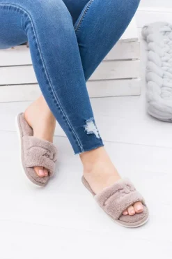 Boto Kapcie Klasyczne*Domowe Damskie Klapki Papcie Coffee Sleeper