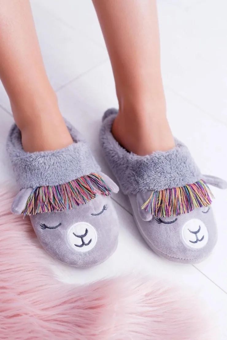 Boto Kapcie Klasyczne*Domowe Damskie Klapki SOXO Lama