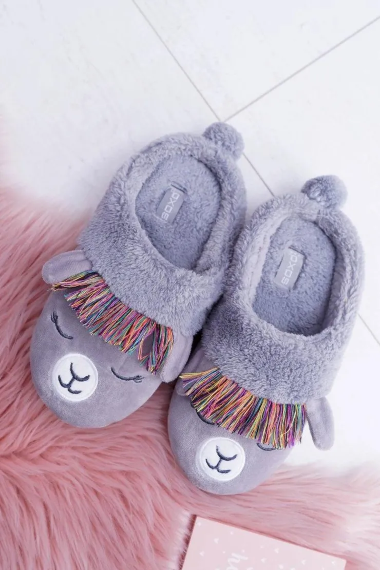 Boto Kapcie Klasyczne*Domowe Damskie Klapki SOXO Lama