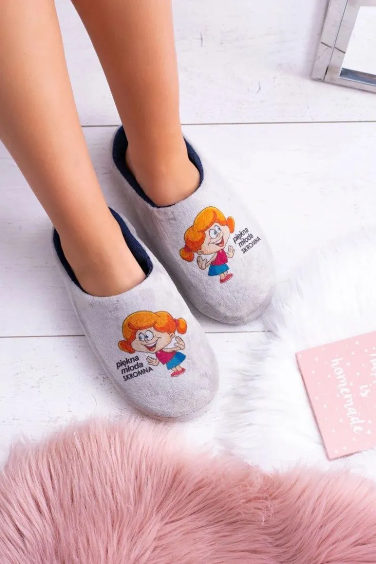 Damskie Boto Dreex Pluszowe Damskie Papcie Piękna Młoda Skromna