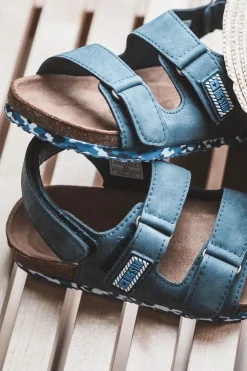 Damskie Big Star Shoes Dziecięce Sandałki Big Star JJ374117 Granatowe