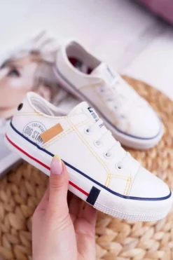 Online Big Star Shoes Dziecięce Trampki Big Star Białe DD374130